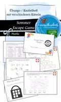 Vorschau - Arbeitsblätter - Sommerliches Mathe-Escape-Game-Heft - Deckblatt