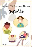Aperçu - Feuilles d'exercices - Allemand : Cahier "Les sentiments" + Vocabulaire - Page 1