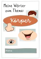 Aperçu - Feuilles d'exercices - Allemand: Cahier "Le corps" + Vocabulaire - Page 1