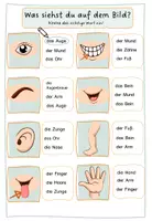 Aperçu - Feuilles d'exercices - Allemand: Cahier "Le corps" + Vocabulaire - Page 3