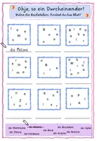 Aperçu - Feuilles d'exercices - Allemand : Cahier "Les fruits" + Vocabulaire - Page 3