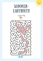 Vorschau - Arbeitsblätter - Sommer-Spiel: Labyrinth (Pausenfüller) - Seite 2
