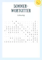 Vorschau - Spiele - Sommer-Spiel: Wortsuche / Buchstabengitter / Wortgitter - Seite 3