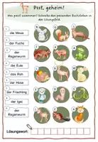 Aperçu - Feuilles d'exercices - Allemand : Cahier "Les animaux de la forêt + Vocabulaire - Page 3