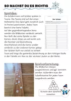 Vorschau - Arbeitsblätter - Sport: Ausdauer - Spiel zum Thema Winter - Seite 1