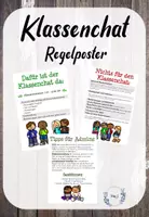 Vorschau - Poster - Regeln für den Klassenchat - Deckblatt