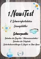 Vorschau - Fördermaterial/Inklusion - Nawi-Test: Regeln & Sicherheit, Teilgebiete & Definitionen - Deckblatt