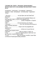 Vorschau - Arbeitsblätter - DaF DaZ B1 Küchenutensilien mit Lösung - Deckblatt