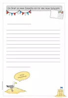 Vorschau - Arbeitsblätter - Sommerferienpost- Ein Brief an mein Zukunfts-Ich für das neue Schuljahr - Seite 2