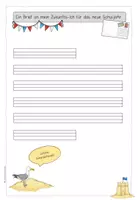Vorschau - Arbeitsblätter - Sommerferienpost- Ein Brief an mein Zukunfts-Ich für das neue Schuljahr - Seite 3
