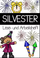 Vorschau - Arbeitsblätter - Silvester Lese- und Arbeitsheft - Deckblatt