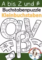 Vorschau - Arbeitsblätter - Buchstaben Puzzle - Kleinbuchstaben - Inlaute und Endlaute A bis Z - Deckblatt