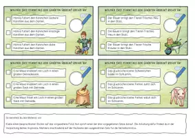 Vorschau - Stationenlernen - Hören und Lesen Bauernhof - Anybook FREEBIE - Seite 2