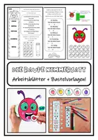 Vorschau - Arbeitsblätter - Die Raupe Nimmersatt (Arbeitsblätter und Bastelvorlagen) - Deckblatt