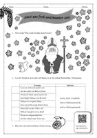 Vorschau - Arbeitsblätter - Nikolaus-Lied: Lasst uns froh und munter sein für Deutsch, DaF und DaZ - als PDF & Word - Seite 3
