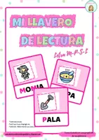 Vista previa - Juegos / Gamificación - LLAVERO INICIACIÓN A LA LECTURA LETRAS M-P-S-L - Portada