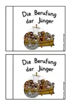 Vorschau - Mal- und Bastelvorlagen - Die Berufung der Jünger - Büchlein - OHNE TEXT - Deckblatt