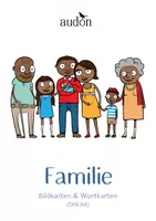 Vorschau - Fördermaterial/Inklusion - DaZ Wortschatz Familie - Bildkarten & Wortkarten - DIN A4 - Bild- Wortkarten - Tafelmaterial - Zuordnungskarten - Deckblatt