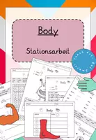 Vorschau - Arbeitsblätter - Stationenlernen "Body" - Deckblatt