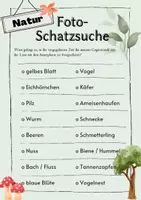 Vorschau - Spiele - Spiel-Idee: Foto-Schatzsuche in der Natur - Seite 1