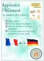 Aperçu - Feuilles d'exercices - Allemand : Cahier "Les sentiments" + Vocabulaire - Page de couverture