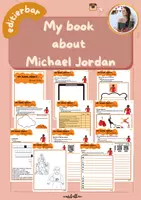 Vorschau - Arbeitsblätter - Reading Diary Michael Jordan | Life | Black History Month *editierbar - Deckblatt