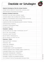 Vorschau - Lehrpläne/Lehrermaterial - Checkliste - Klassenleitung - eigene Klasse - neues Schuljahr - Seite 1