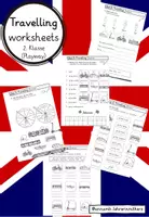 Vorschau - Arbeitsblätter - Travelling: worksheets (2. Klasse) - Deckblatt