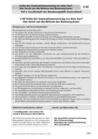 Vorschau - Arbeitsblätter - Steht der Generationenvertrag vor dem Aus? Der Streit um die Reform des Rentensystems - Seite 1