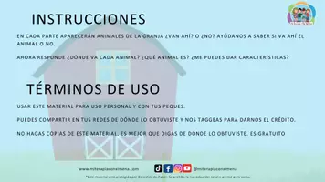 Vista previa - Presentaciones - Armemos la granja: Trabaja vocabulario - página 1