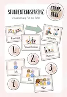 Vorschau - Präsentationen/Tafelbilder - Stundentransparenz - Visualisierung für die Tafel - Deckblatt