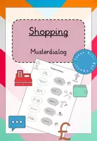 Vorschau - Arbeitsblätter - Musterdialog - Shopping - Deckblatt