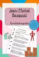 Vorschau - Poster - Künstlerbiografie - Jean-Michel Basquiat - Deckblatt