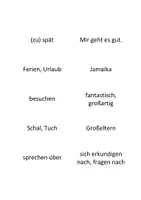 Vorschau - Aufgabenkarten - Vokabelkarten passend zu Blue Line 2 Unit 1 - Seite 2