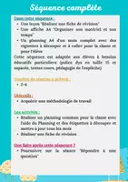 Vorschau - Stundenentwürfe - Einige Tools und Methoden, um sich besser zu organisieren 🇫🇷 - Seite 1