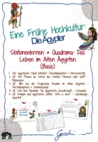 Vorschau - Arbeitsblätter - UR3 Eine Frühe Hochkultur: Die Ägypter - Materialpaket mit allen Basisstunden - inkl. Lösungen - Seite 1