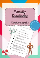 Vorschau - Poster - Künstlerbiografie - Wassily Kandinsky - Deckblatt