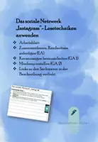 Vorschau - Arbeitsblätter - Das soziale Netzwerk "Instagram"- Lesetechniken anwenden (Gruppenpuzzle) - Deckblatt