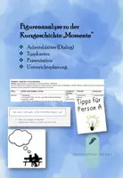 Vorschau - Stundenentwürfe - Figurenanalyse Kurzgeschichte "Momente" (Charakterisierung) - Deckblatt