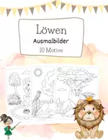 Vorschau - Mal- und Bastelvorlagen - Kunstprojekt Löwen - Malvorlagen / Ausmalbilder für die Löwenklasse - Deckblatt