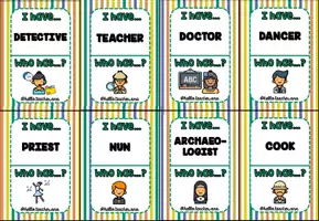 Vista previa - Juegos / Gamificación - JOBS GAME - I have, who has - @hello.teacher.ana - página 3