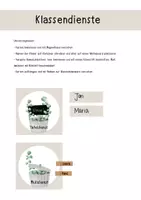 Vorschau - selbst erstellte Cliparts/Grafiken - Klassendienste Beige/Neutral - Seite 1