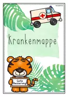Vorschau - Arbeitsblätter - Tigerklasse | Krankenmappe | Classroom Management - Seite 1