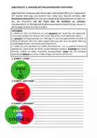 Vorschau - Arbeitsblätter - Umgang mit philosophischen Positionen (TRÄUME AB 3) - Seite 3