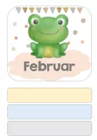 Vorschau - Bildkarten - Froschklasse Geburtstagskalender - Seite 3