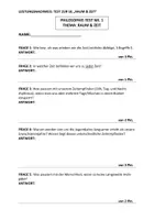 Vorschau - Test - Leistungsnachweis: Test zur UE "Raum & Zeit" - Seite 3