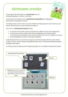 Vorschau - Fördermaterial/Inklusion - Klettmappen erstellen - Anleitung - Deckblatt