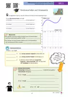 Vorschau - Unterrichtsreihen - Monotonieverhalten und Extrempunkte - Deckblatt