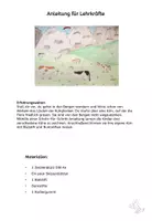 Vorschau - Mal- und Bastelvorlagen - Kunst Grundschule, Male Kühe in den Bergen, Malschule, fertige Kunststunde - Seite 1