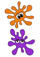 Vorschau - Bildkarten - Flash cards colours mit Klecksen zum Ausschneiden – Bild- und Wortkarten – Englisch - Seite 3